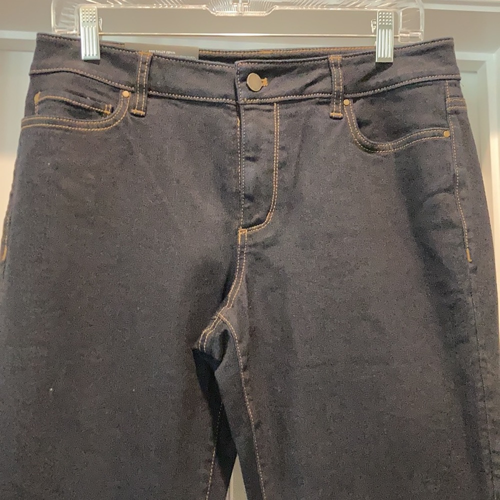 Ann Taylor slim leg curvy fit jeans with stretch - size 12 Tall - new with tags